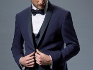 Abito da sposo smoking blu